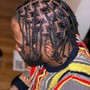 Men’s Braids with added hair