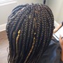 Micro-locs (short hair)