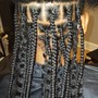 Large knotless Box Braids