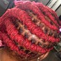 Loc retwist with up to 10 Locs Repaired