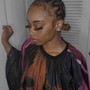 Faux Locs /TOP OF HEAD ONLY(sides &amp;back shaved)