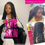 Large Knotless Braids