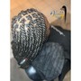 Men Cornrow 2-4 braids (shave sides)