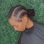 Kid's Braids basic styles (Ages 7-11yrs)