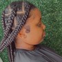 Fulani w/ Knotless/box braids in back (kids ages 7-11)