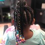 Kid's Braids with Their own hair