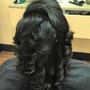 Half Ponytail /Half Quick Weave