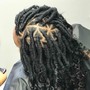 Add Curly Ponytail to locs