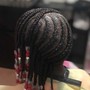 Add Curly Ponytail to locs