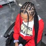 12-14 Feed In Braids Mid-Thigh Length