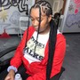 12-14 Feed In Braids Mid-Thigh Length