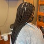 Half Up/Half Down Ponytail (Quick Weave)