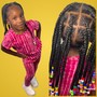 Kid's lemonade braids