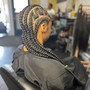 Mini  Straight Back Cornrows