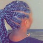 Feed In Braids weave will be feeded into hair when braided