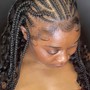 Small knotless braids