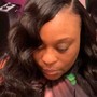 Large knotless braids