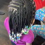 Kid’s box Braids with hair