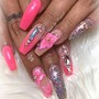 Acrylic nails cutdown