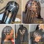 Knotless Large Braids