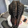 Kid's 2-4 Feed-In Braids