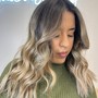 Root Touch Up + Toner/Gloss + Haircut