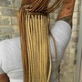 Med knotless Braids