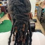 Cornrows with designs