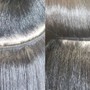 Feather weft rows