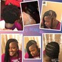 Large Knotless Box Braids