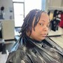 Half/head Dreadlocks  Re-twist