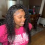 Closure wig install