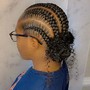 French Curl knotless