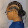 French Curl knotless