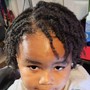 Kid's  Style 2 yrs to 8 yrs of age (two strands twist