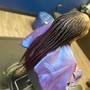 Small Braids/ Extensions/ Straight back