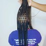 Knotless braids Medium size mid back