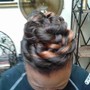 Updo Special Occasion Styling/ Finger Waves