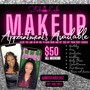 Makeup $75 ($10 deposit)