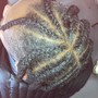 Men pop smoke braids