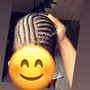 Men Braids (Box braids or Twists) - Shaved Sides Cut