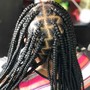 Knotless Braids hair Included