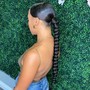 Sleek Braid Ponytail