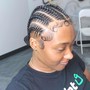 12-14 Waist Length Feed In Braids