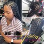 Bohemian Box Braid Bob