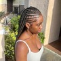 Small Boho Knotless Braids