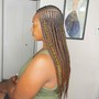 Small Boho Knotless Braids