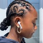 French curl box Braids