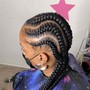 Plaits /DoubleStrand w/ shaved sides