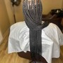 Small Knotless Braids Shoulder Length